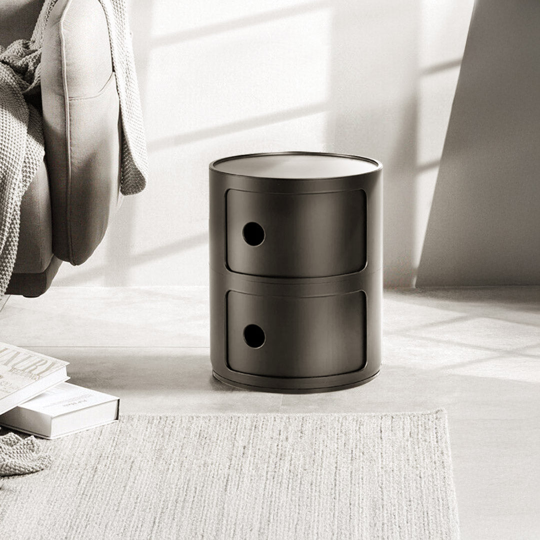 Componibili MAT 2 elementos Negro, Kartell